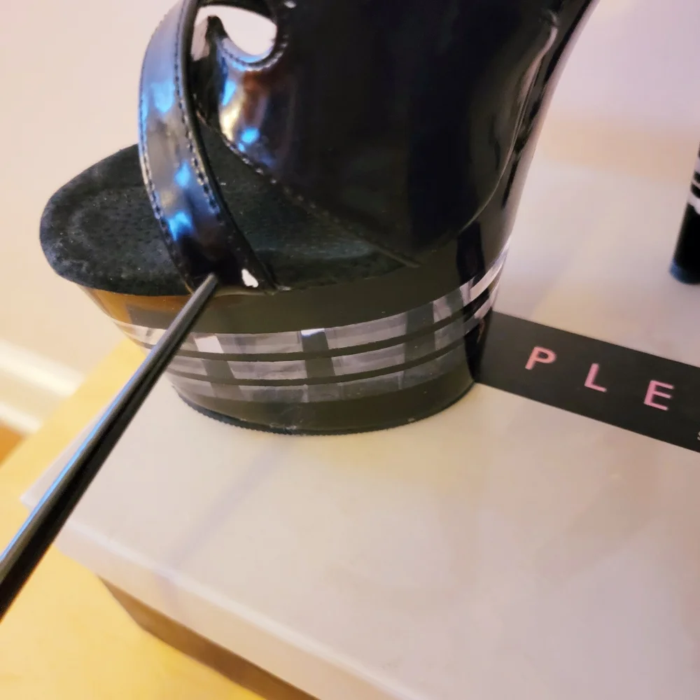 NIB RARE PLEASER PLATFORM STILETTOS - Picture 4 of 8
